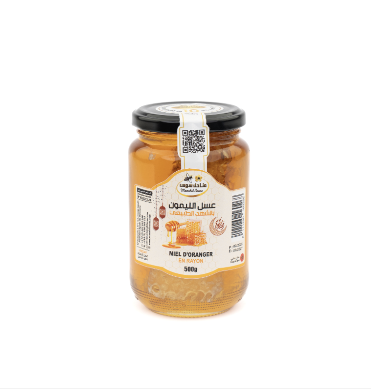 Miel en rayon — عسل بالشهد
